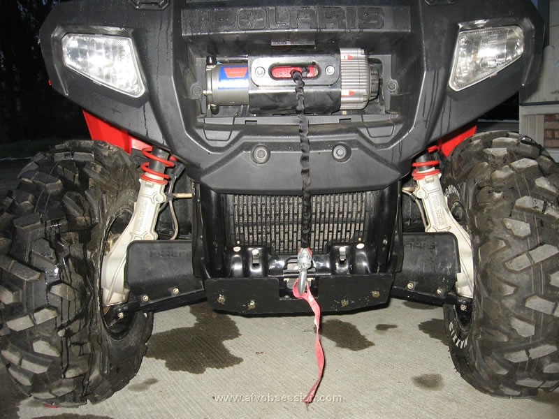12. Ken's quad is done..bash plate, a-arm guards and footrest plates..jpg