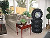 05. Doesn't everyone stack their tires in the living room..jpg
