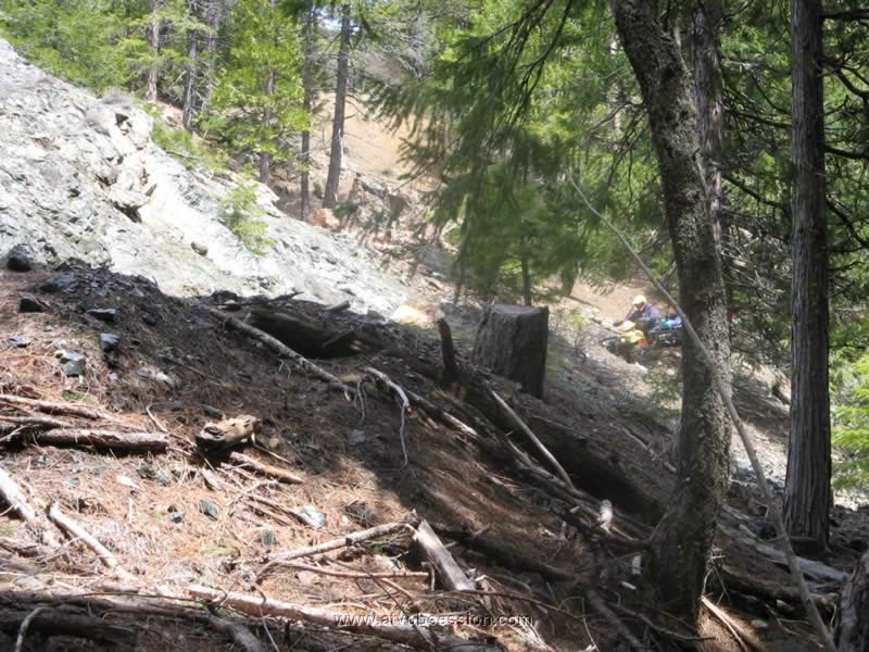 42. Larry comes down the steep hill..jpg