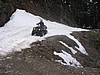 13. Terry over the first snow mound..jpg
