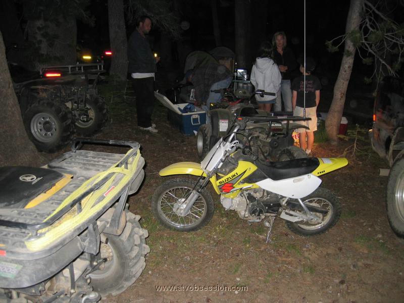 01. First night all of us chatting.  Kenan's bike in foreground..jpg