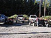 004. The 3 trucks..Larry, Dusty and Ken...with no snow on Dec 9...Global Warming..jpg