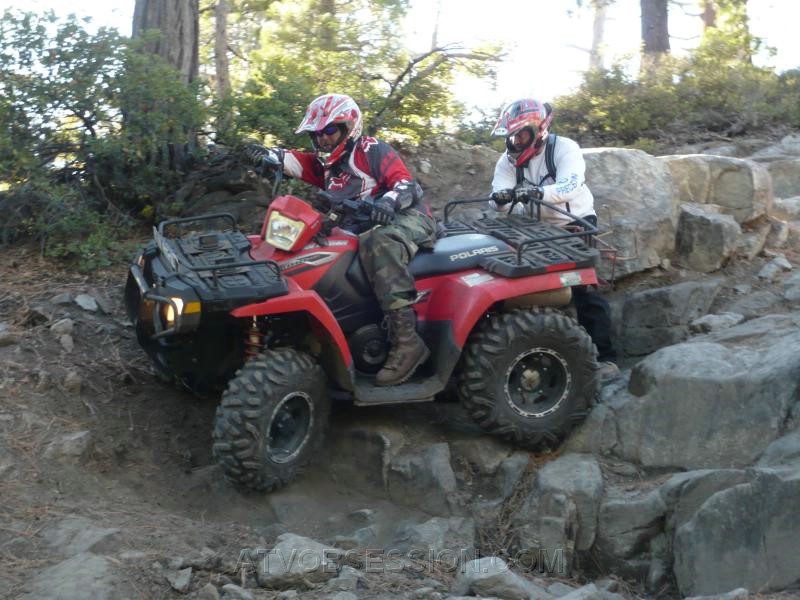 145. Lean and turn...HARD...or it's a long way down..jpg