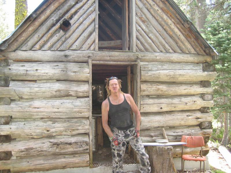 18. Jeff Martin in front of old cabin near Richardson Lake..jpg