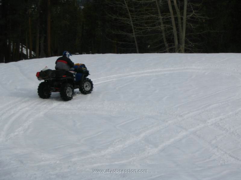 62. Dan does 'burn-outs' in the snow..jpg