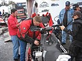 10. Chadd works on a sled before the drags..jpg