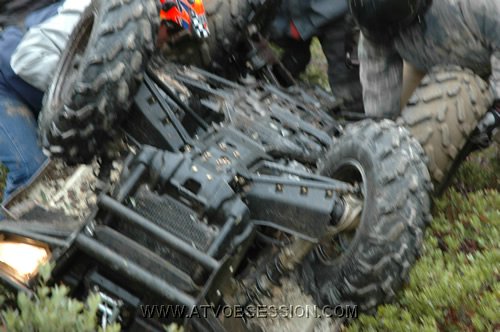 09. Cody turns to check riders behind him, and misses a turn. They find him under the ATV..jpg
