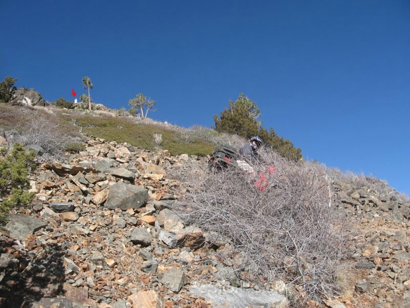 65. Look closely at the tight switchback, I marked the Signal House flag with a red arrow..jpg