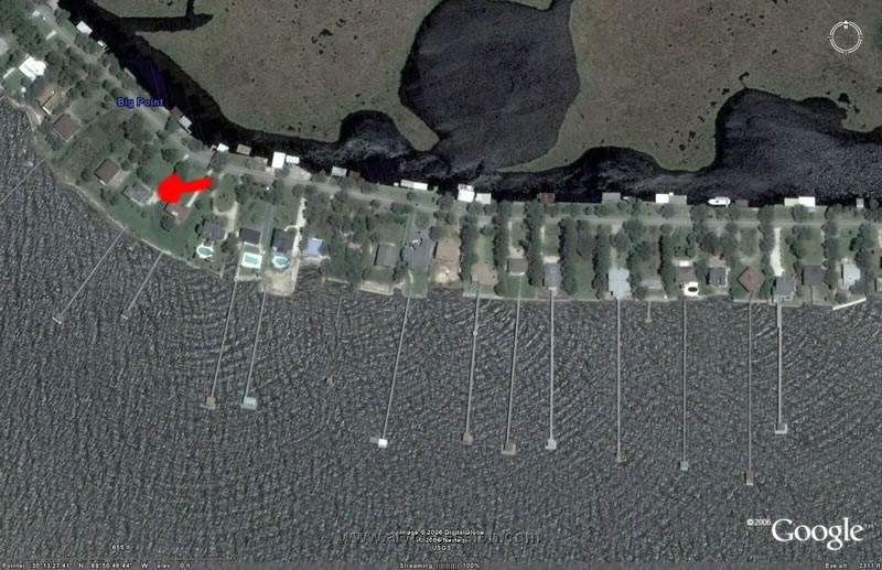 78. Carr Drive and Al's house before Katrina..jpg