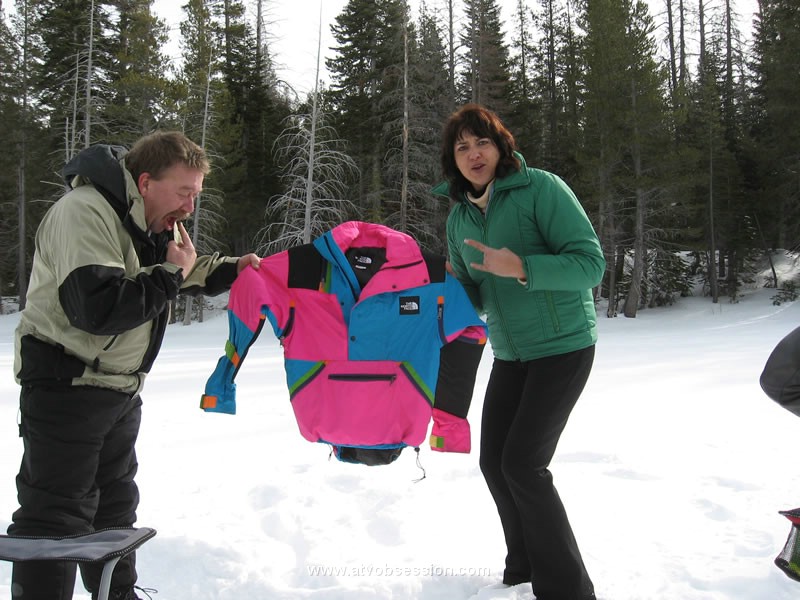 26. At lunch...Bill barfs on Lori's color scheme..jpg