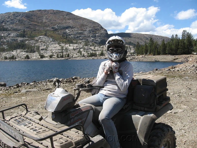 059. Lori with piles of dust on her..jpg