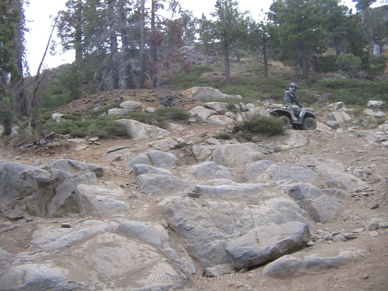 059. Wayne winds his way down to our parking area..jpg