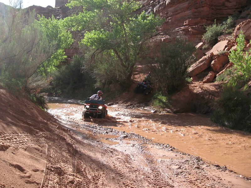 223. Crossing back where the bicyclist slipped and fell..jpg