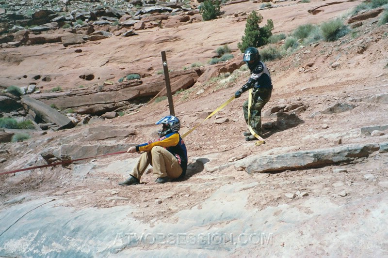 068. The secret of Larry's success....Dusty and Jack, the human winches..jpg