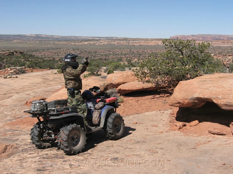 023. Jack takes a photo of Steve on the rocks..jpg