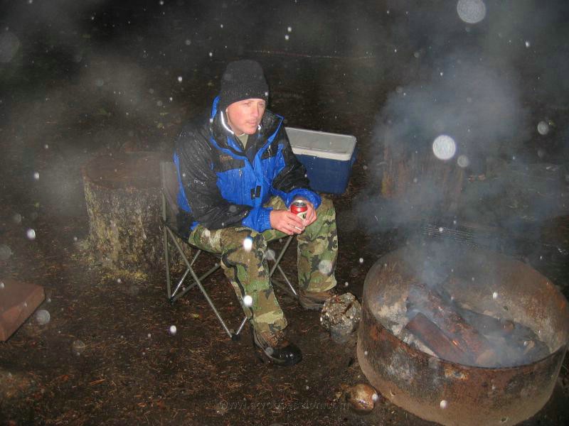 127. It was pouring.  Terry and I sat in our Non-Leak Configuration..jpg