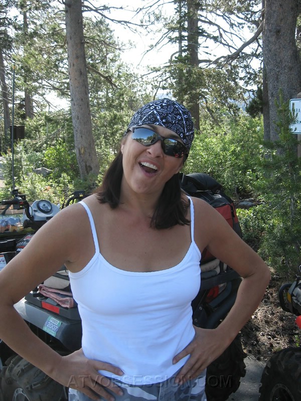 005. Lori thinks she's ready for her first Rubicon Trip..jpg