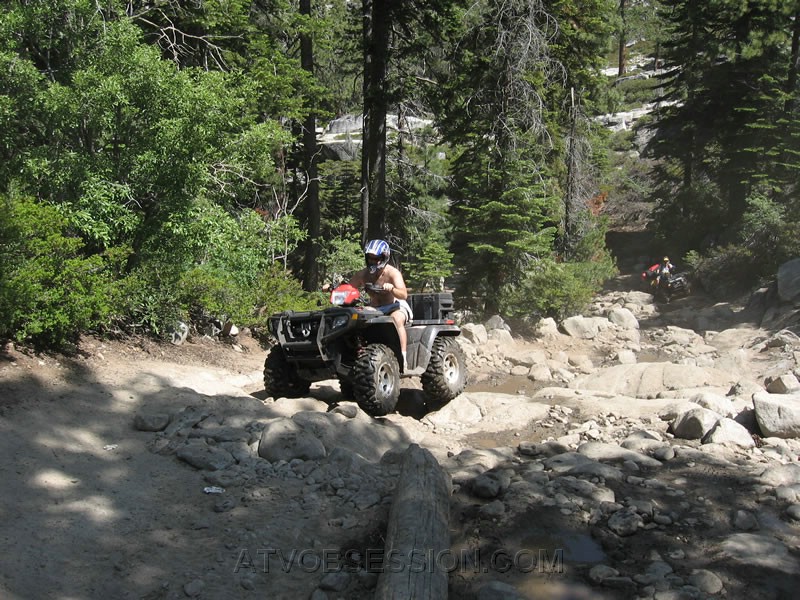 052. Dusty through the rock section at the bottom of Walker Hill..jpg