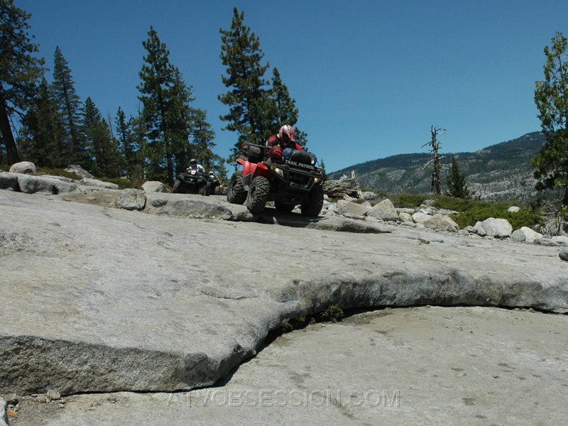 076. Let's go...Ken leads the way down the Slab..jpg