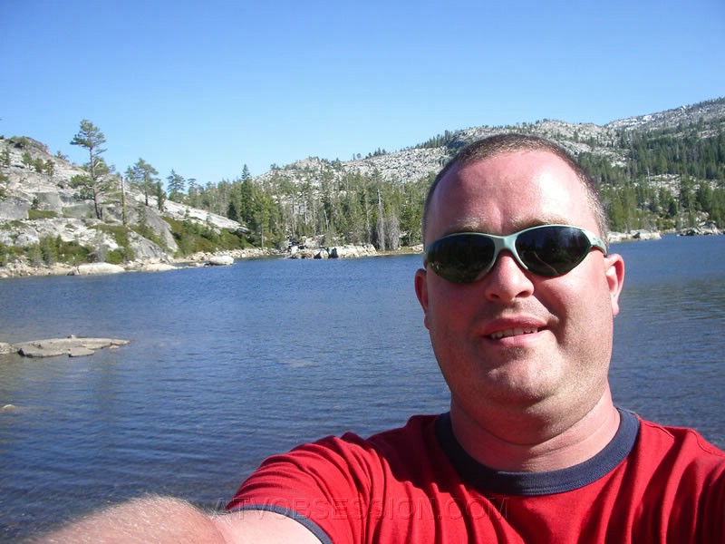 101. Ryan, with a self-portrait at Buck Island Lake..jpg