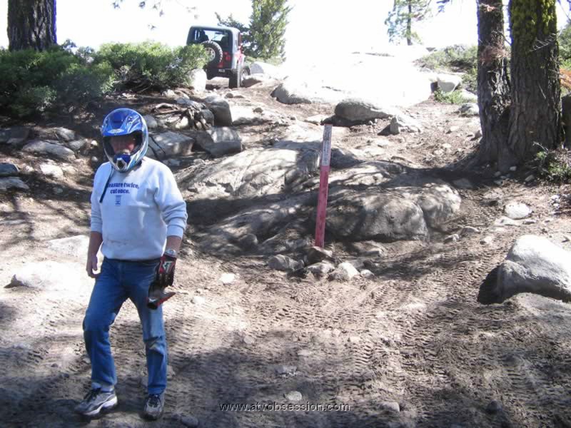 47. Dan fixes the bypass closed sign..jpg