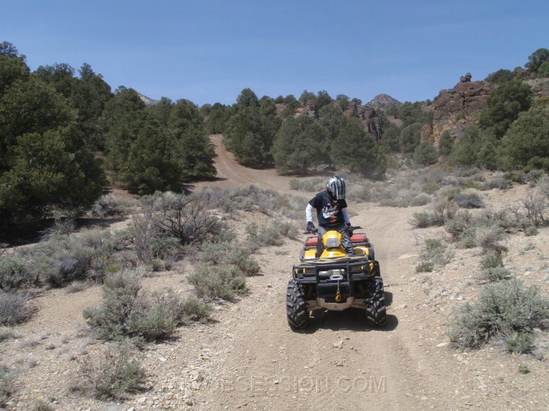048. Monica on the yellow beast..jpg